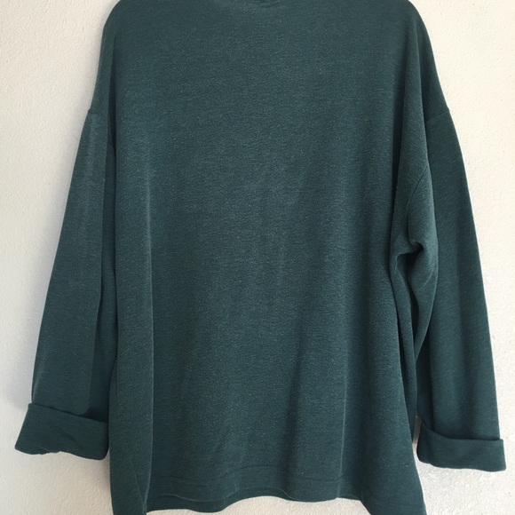 vintage agenda large green mock t long sleeve - Picture 5 of 6